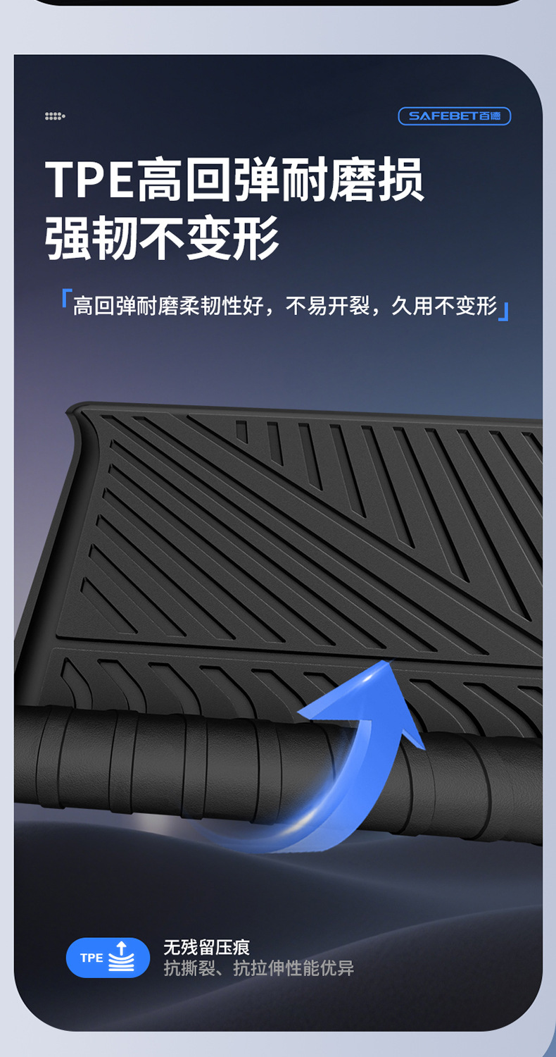 Suitable for Xpeng M03 G6 G7 G9 P7 P7+Gx L03 Special Tpe Car Trunk Mat