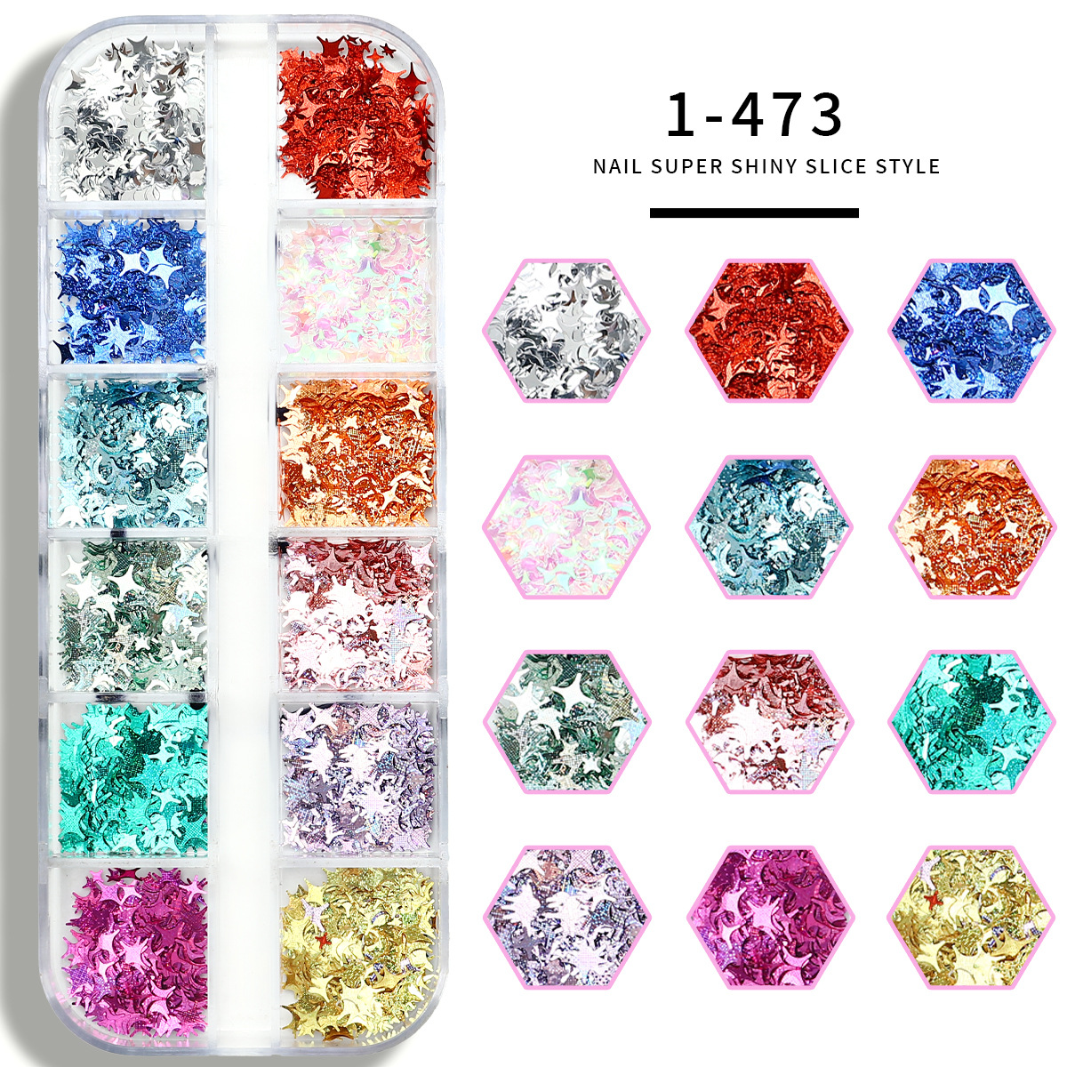 MJSP - 1 - 473 ¿ estrellas lentejuelas