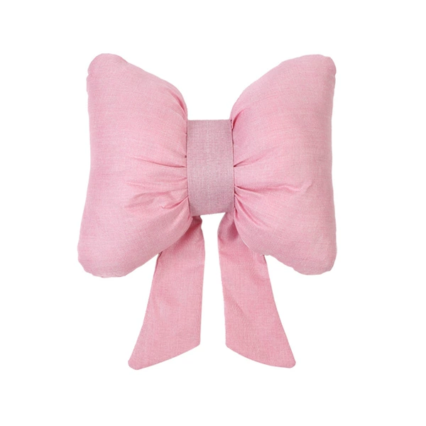 Fine hemp bow ribbon waist is pink