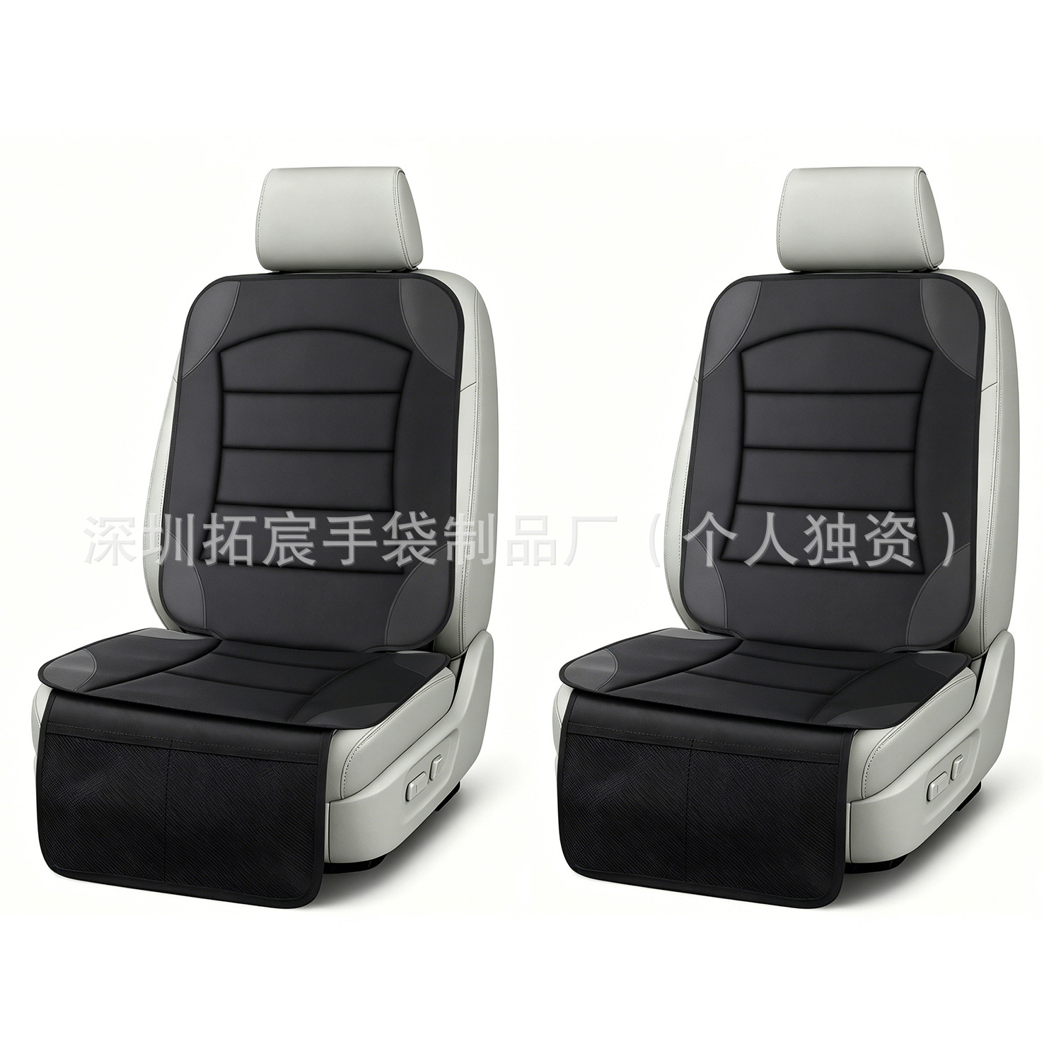 Cross-Border Hot-Selling Car Safety Seat Protection Cushion Single Seat Pad with Backrest, Universal for All Seasons, Made of Oxford Cloth