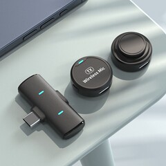 プライベートモデル新型M1円形ボタン無線クリップマイク大容量長航続ノイズリダクタイルマイク