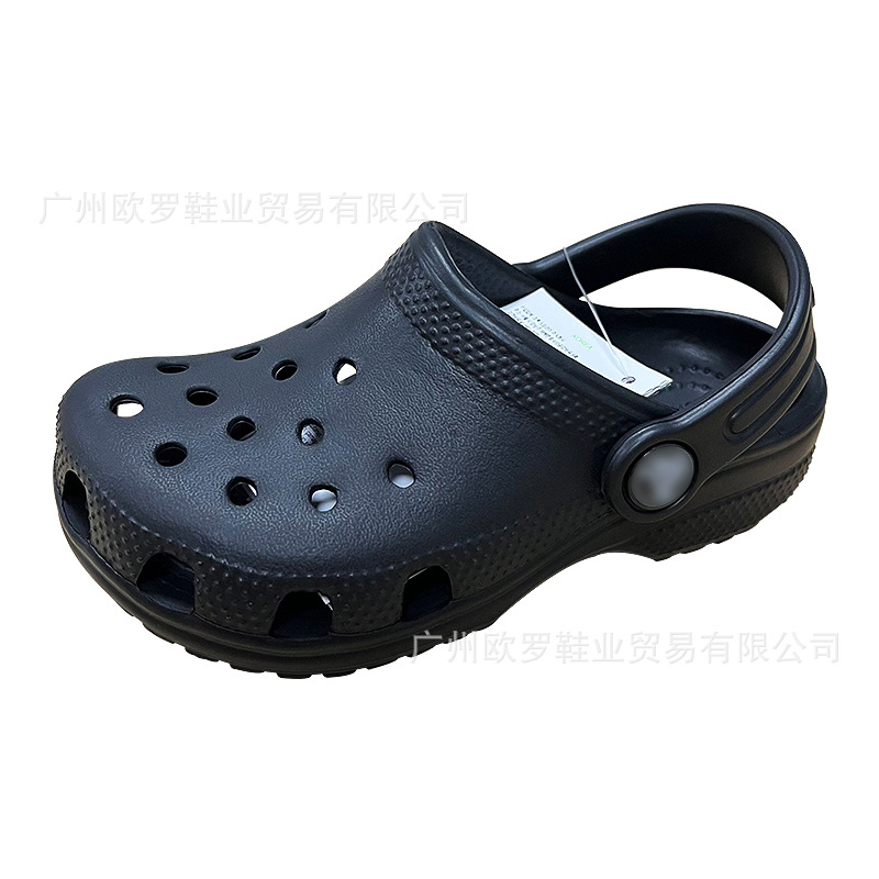 Cruz de zapatos de agujero para niños estrellas clásicas suelas blandas sandalias de playa zapatillas al por mayor