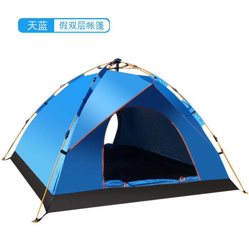 가짜 2겹 하늘색