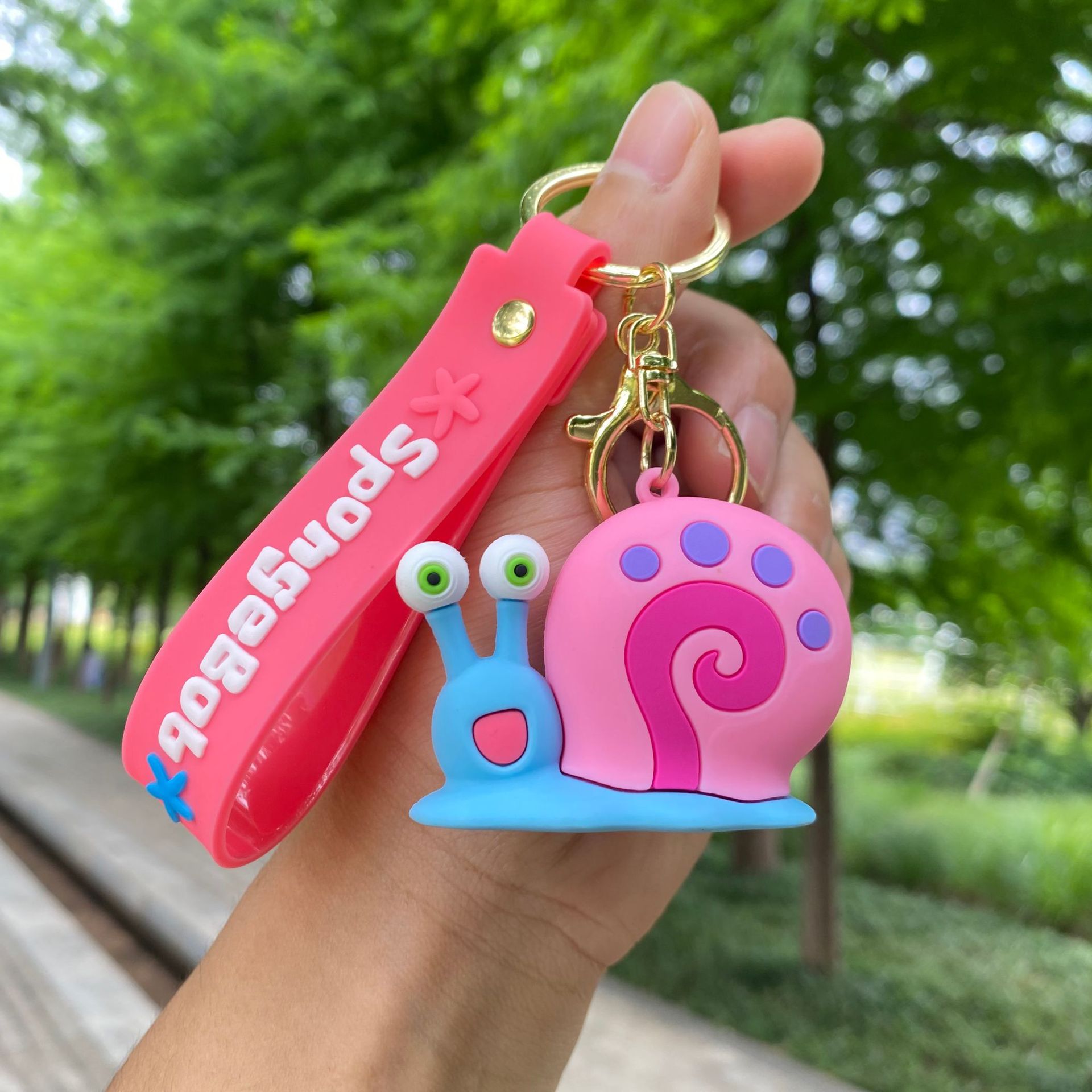 Llavero Bob Esponja-Caracol pequeño