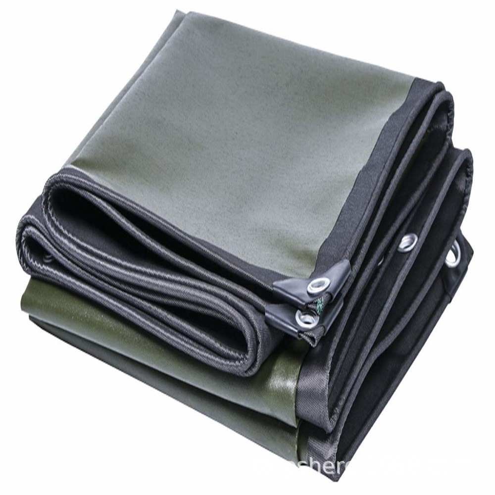 涤纶涂pvc刀刮布三防布防水防晒隔热篷布加厚篷布户外雨棚雨布