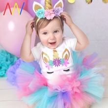 Baby Girls First 1 Birthday Party Dress Gift for girl