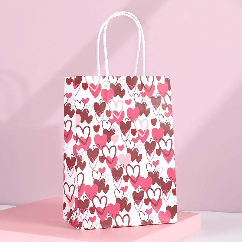 Bolsas de regalo de cumpleaños, bolsas de cartón cartón, bolsas de embalaje para llevar, bolsas de embalaje de regalo de fiesta para niños, bolsas de mano
