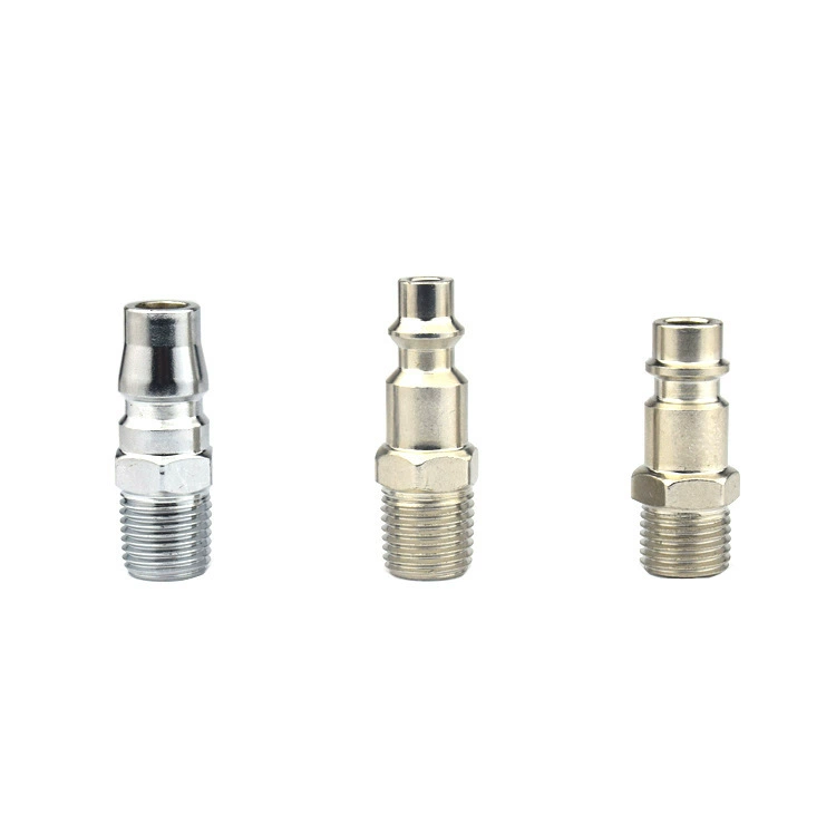 Надувной измеритель давления в шинах Мужская головка Американский Европейский стиль 1/4 внешняя резьба быстроразъемный соединитель ободок с внешней резьбой японский тип общественное соединение