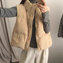 【原版做工【原版面料 棉服马甲立领格子无袖棉服马甲外套