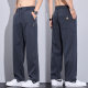 Summer Thin Casual Pants Men's 2025 New Loose Straight Trendy Fashionable Simple All-match Wide-leg Straight Pants