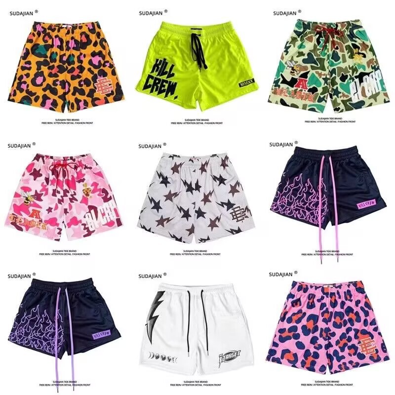 Summer American Basketball Shorts Children's Training Tight Sports Quarterly Pants Boys and Girls 12 Years Old Boys and Girls