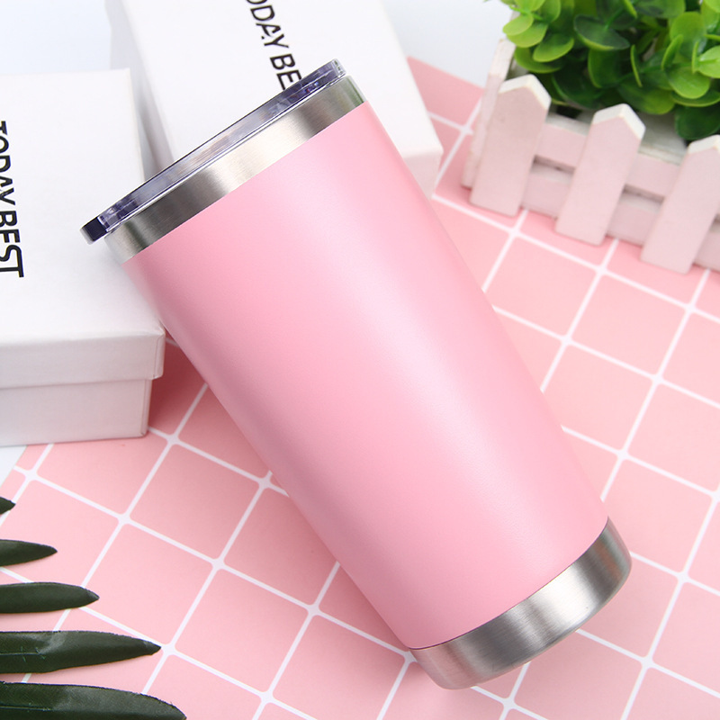 20oz taza de coche vaso de acero inoxidable regalo de Navidad DIY taza de coche taza de cerveza imagen logo taza de coche