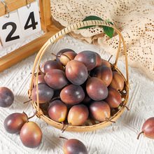 仿真西梅假水果模型李子水果店装饰摆件摄影道具儿童玩具认知教具