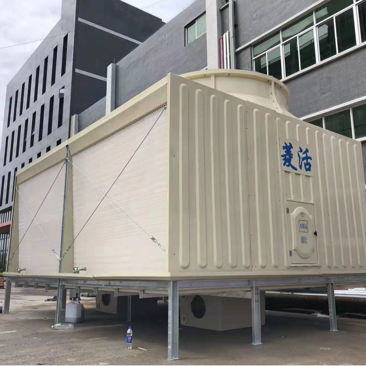 深圳市菱活牌厂家直供500T（250T组合）横流低噪音方形冷却塔