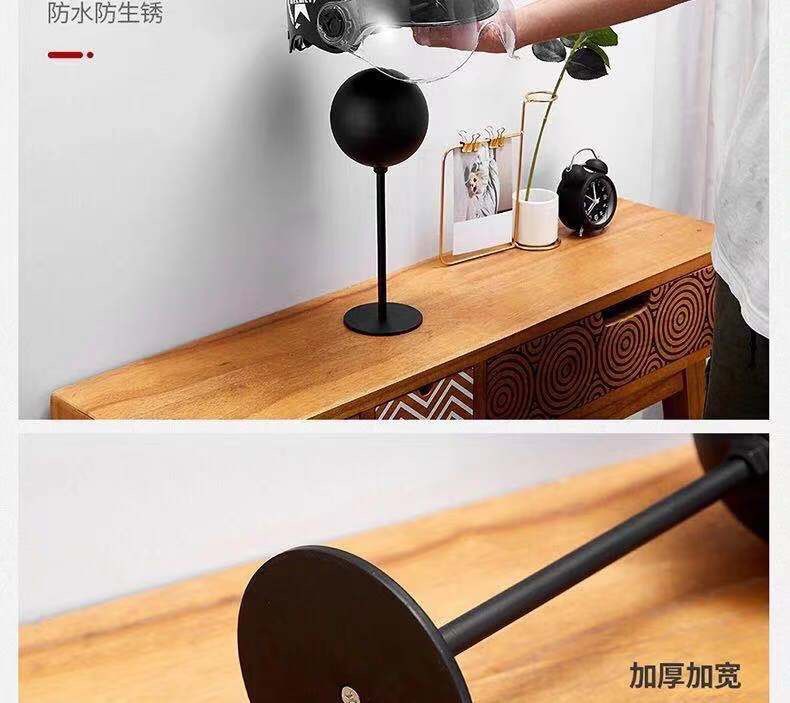 Motorcycle Helmet Rack Motorcycle Hat Household Multi-Helmet Wall-Mounted Rack Bracket Display Rack Hat Storage Rack