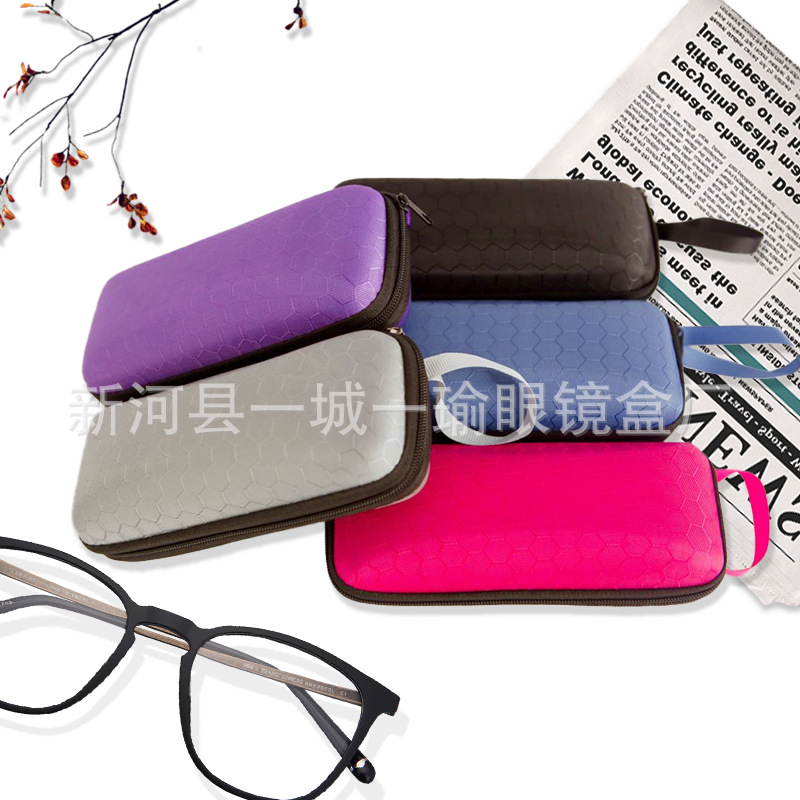 Factory direct supply EVA glasses box creative big frame glasses sunglasses box factory logo sunglasses mirror box