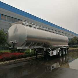厂家供应铝合金食用油运输半挂车 食用油运输车价格 图片 厂家