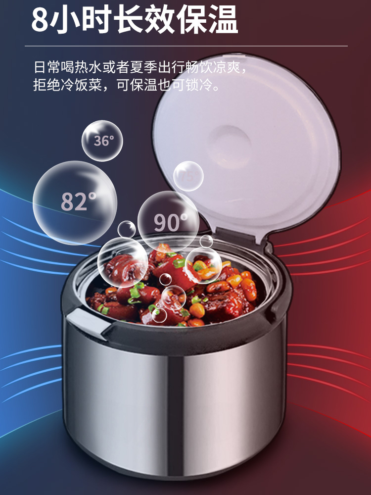 Yongxing Stew Pot 304 Stainless Steel, can be continued to cook off the heat, no need to reheat, no overflow, insulated pot, energy-saving porridge pot, soup pot