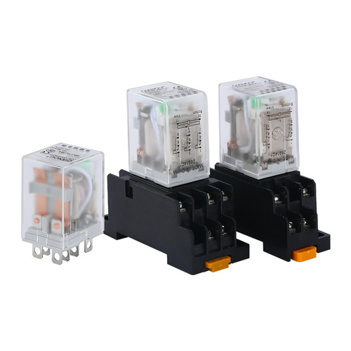 Manufacturer small intermediate relay HH52P/53P/54P/62P JQX-13F/2Z silver contacts 24V 220V