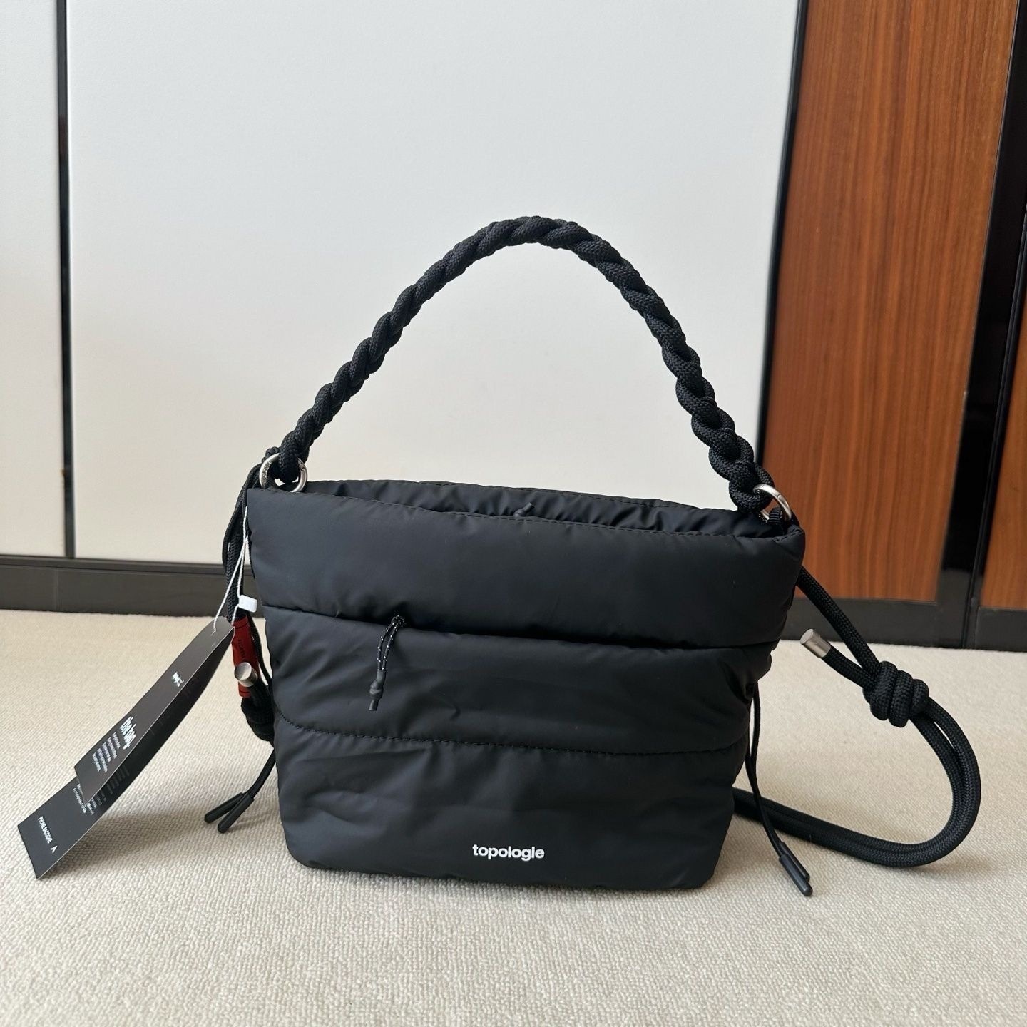 Topologie lightweight travel shoulder bag, available in multiple colors, portable outdoor leisure backpack, Japanese-style notebook