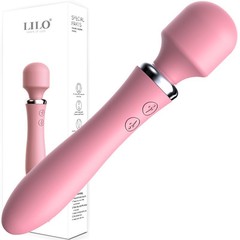 Lai Le Ai Shen AV Wand Dual-Vibration Wand Adult Sex Toy Dual-Head Massage Wand Masturbator for Women—Drop Shipping Available