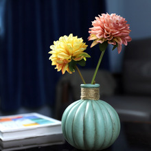 现代简约高档陶瓷花瓶摆件酒店样板房家居客厅工艺品装饰品复古风