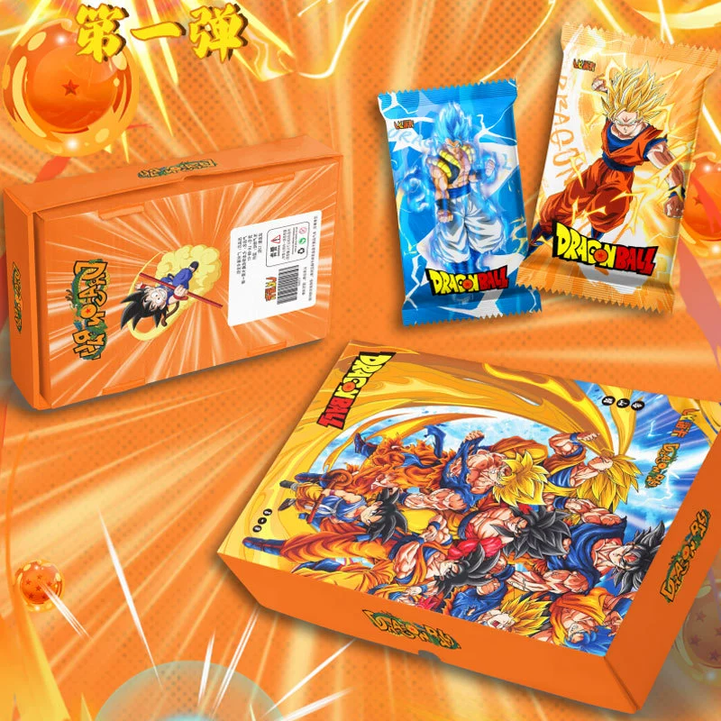 Loka Creative · Все карты коллекции Dragon Ball Fighting используют цветную двойную медную бумагу в форме бабочки для крепления толстых карт, оптовые карты для прямой трансляции