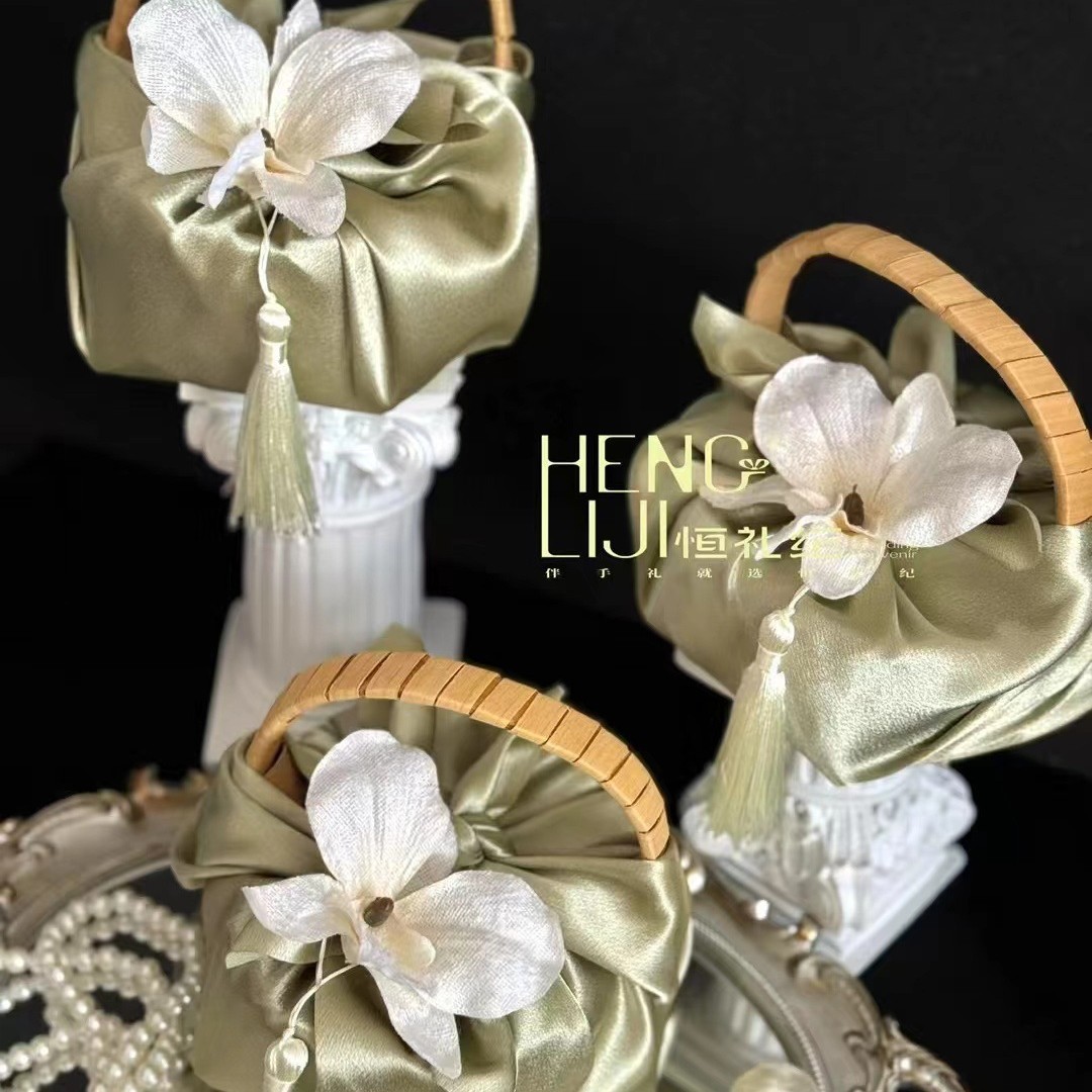 手提篮结婚喜糖盒创意喜糖风吕敷礼盒精致礼物送朋友送闺蜜礼物