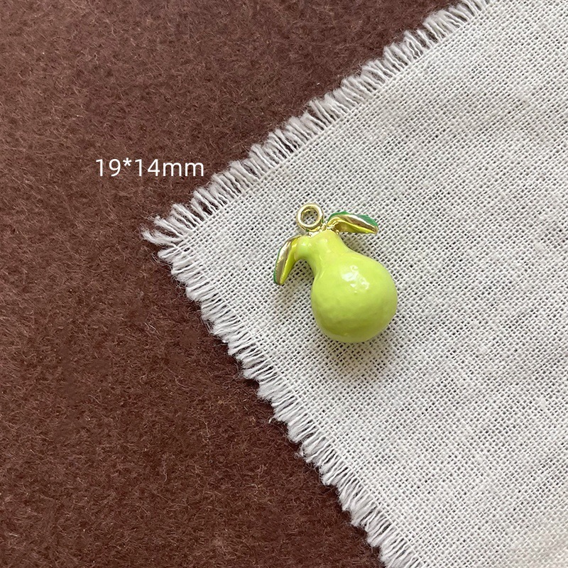 合金滴油可爱挂件立体榴莲草莓蛋糕摩托车樱桃串珠DIY手工手链配|undefined