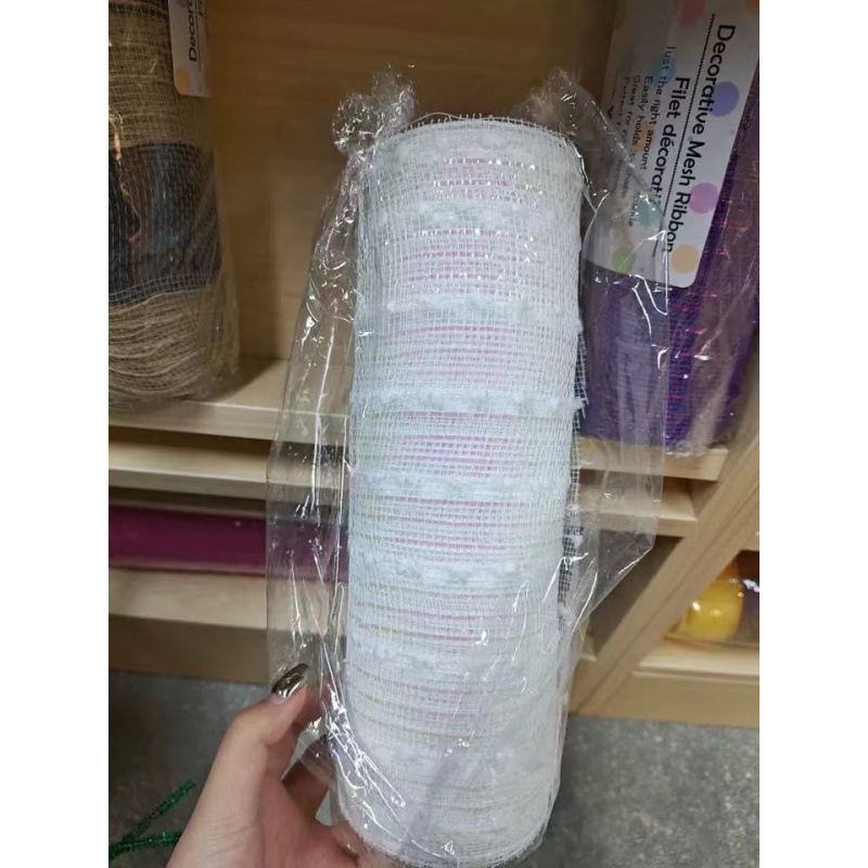 흰색 PP 핑크 매직 양파 흰 머리 * 직경 9cm * 26cm 10 야드/롤 스팟 스트레이트