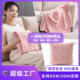 Cross-border thickened solid color sofa blanket flannel blanket office air conditioning storage blanket travel blanket first class blanket