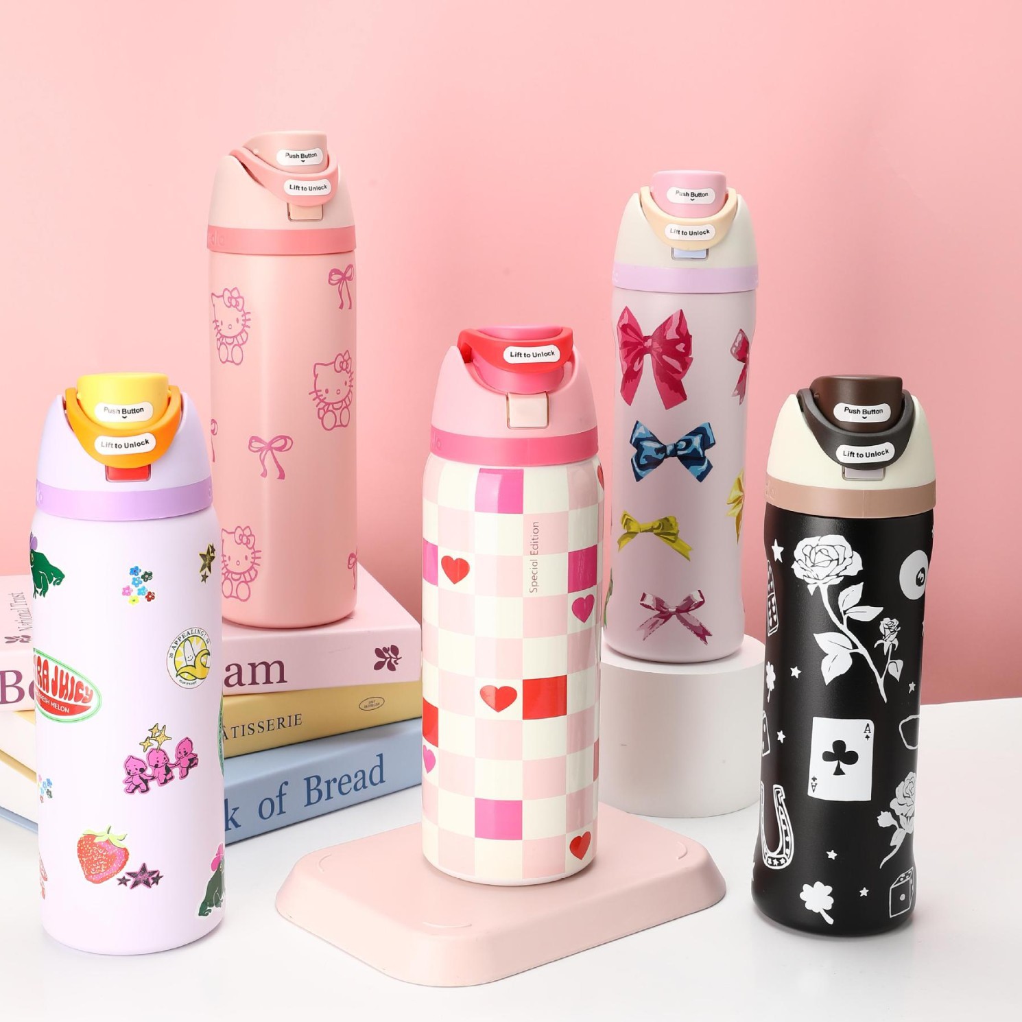 Vaso Aislado de Acero Inoxidable 304 Estilo Owala de Amazon con Asa, Botella de Agua Deportiva, Vaso de Doble Uso, Vaso para Agua, Regalo