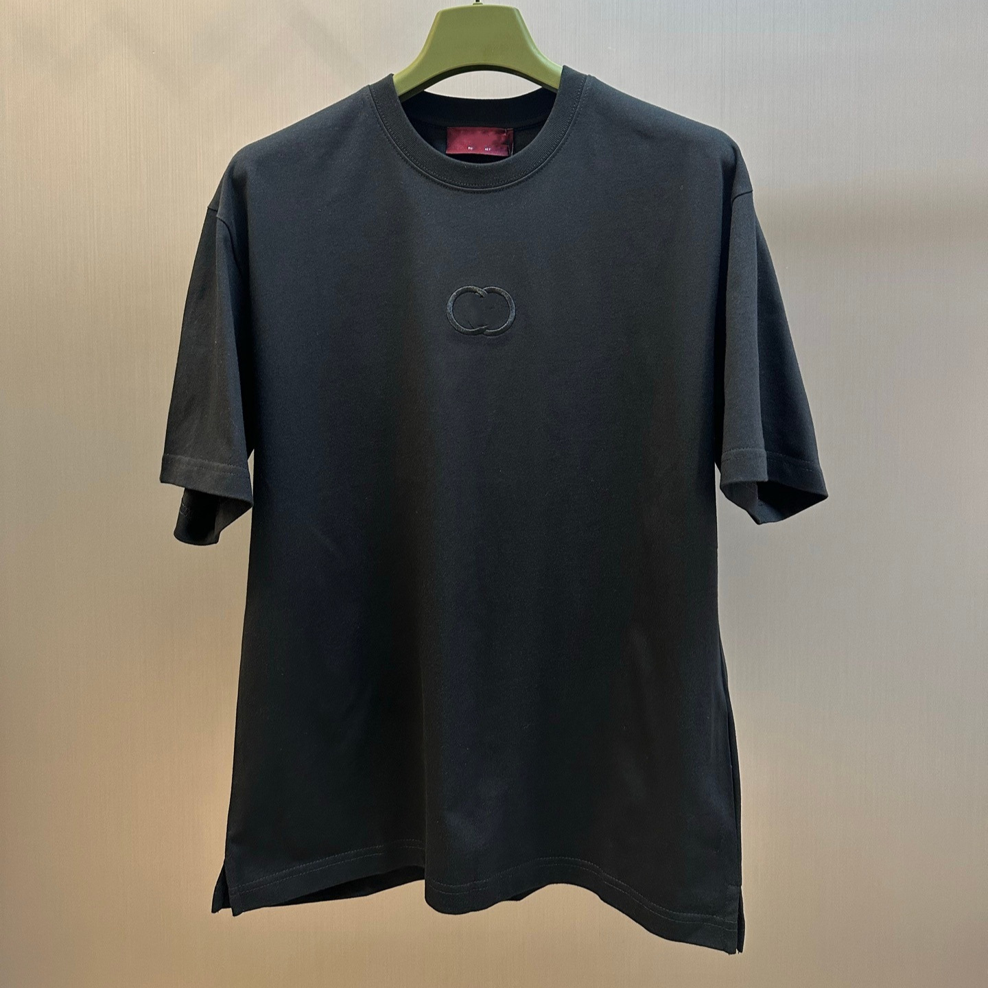 古家G家天花板26SS新款胸前双G字母LOGO刺绣短袖T恤 百搭男女同款