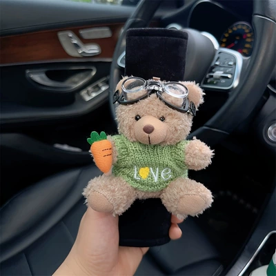 decoration net red women: Seat belt shoulder pad - upgraded-standing-bear-14-ice-silk-safety-belt-shoulder-pads