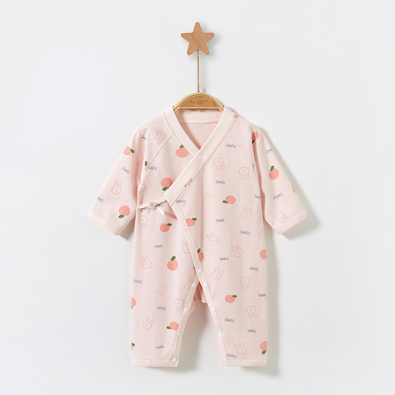 Bebé recién nacido mono Primavera, otoño y verano recién nacido algodón monje pijamas mameluco fino traje niños y niñas ropa de bebé image 6