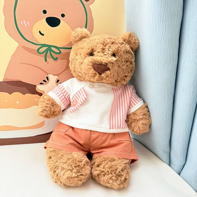 Котята Барселона Bear Clothes Барселона Bear Clothes Фланелевые пижамы Набор eye mask Cute Dressup
