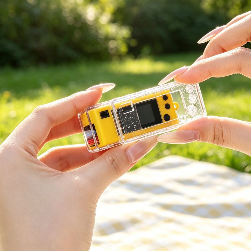 Suitable for Kodak-1987 blind box digital camera protective case, glitter crystal case, anti-drop and scratch-resistant protective cover, wholesale