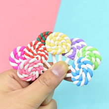 软陶小棒棒糖头饰diy饰品配件仿真奶油手机壳美容装饰素材批发