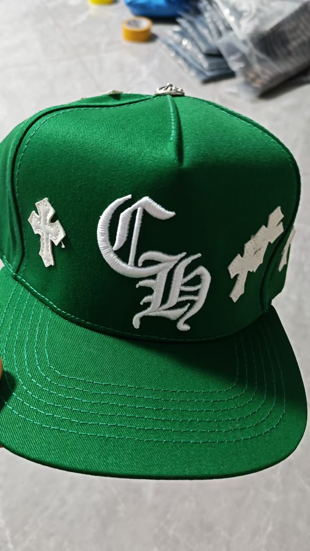 Chrome Hearts CH Trucker Cap Green