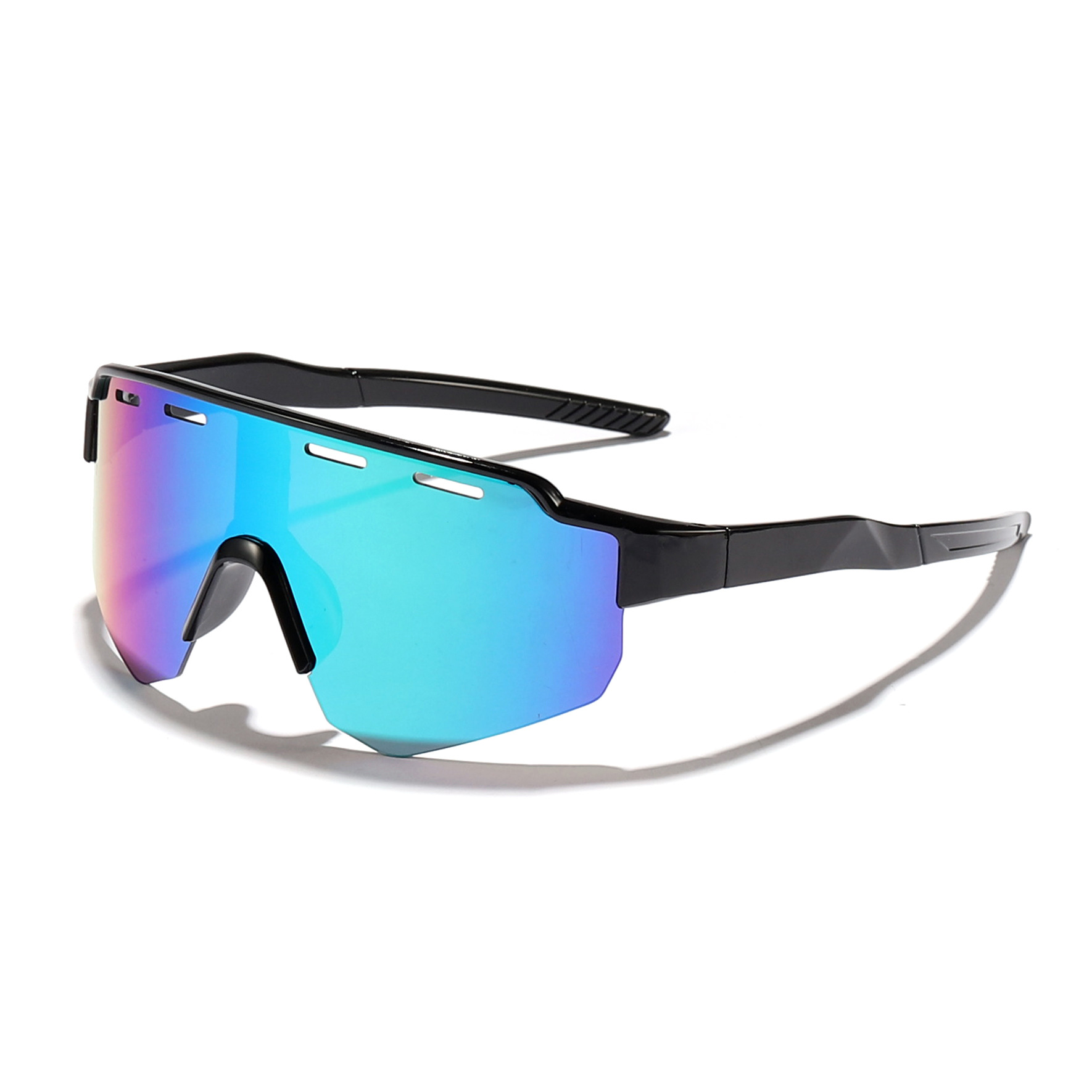 Nuevo estilo transfronterizo para niños, ciclismo al aire libre, gafas deportivas a prueba de viento y geniales, gafas de sol anti-ultravioleta de montura grande para niños y niñas