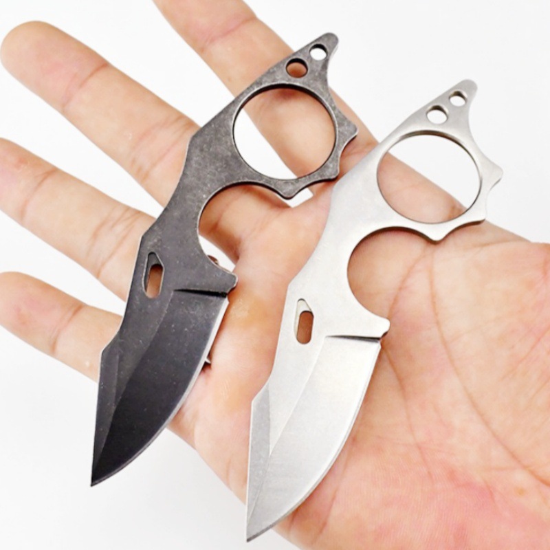 锋利高硬度刀拆快递刀快开小刀迷你随身多功能钓鱼刀削水果含刀鞘