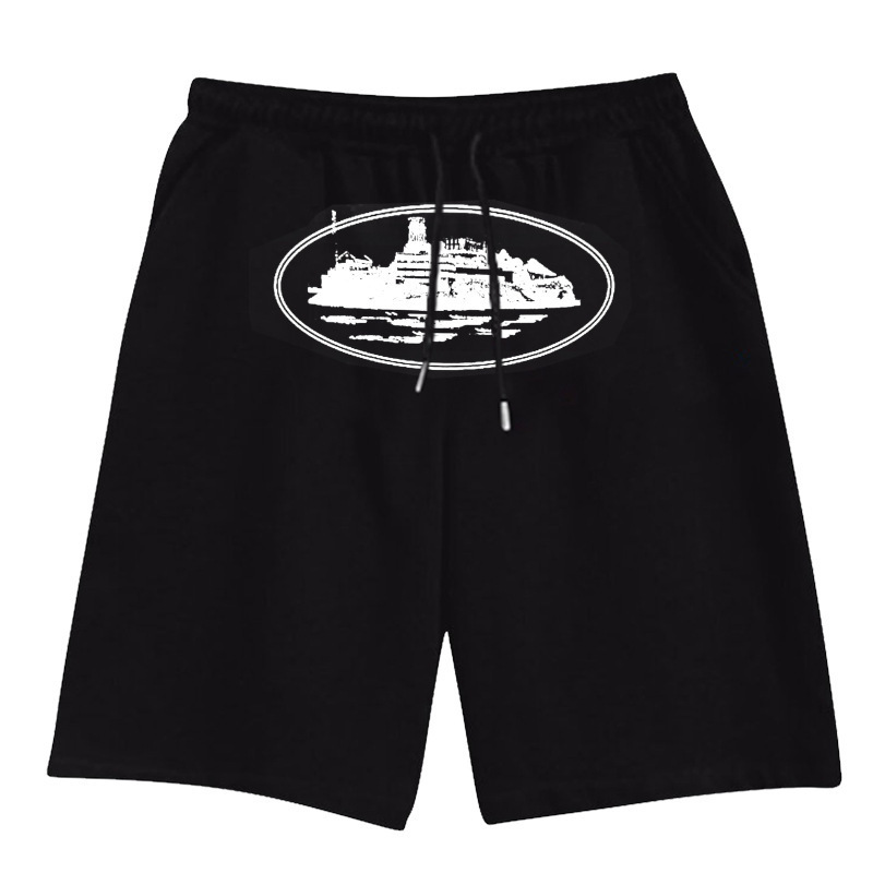 Cortiz camisetas callejeras europeas y americanas camisetas unidireccionales pantalones deportivos set callejera ropa de hip-hop