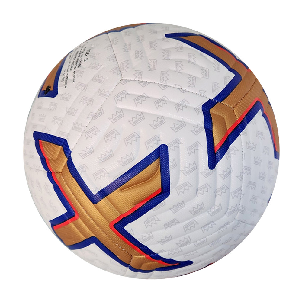 Balón de Fútbol Personalizado de la Copa de Europa, Tamaño 5 y 4, PVC Cosido a Máquina, Cuero PU, Venta Directa de Fábrica, Balón de Fútbol Infantil Transfronterizo
