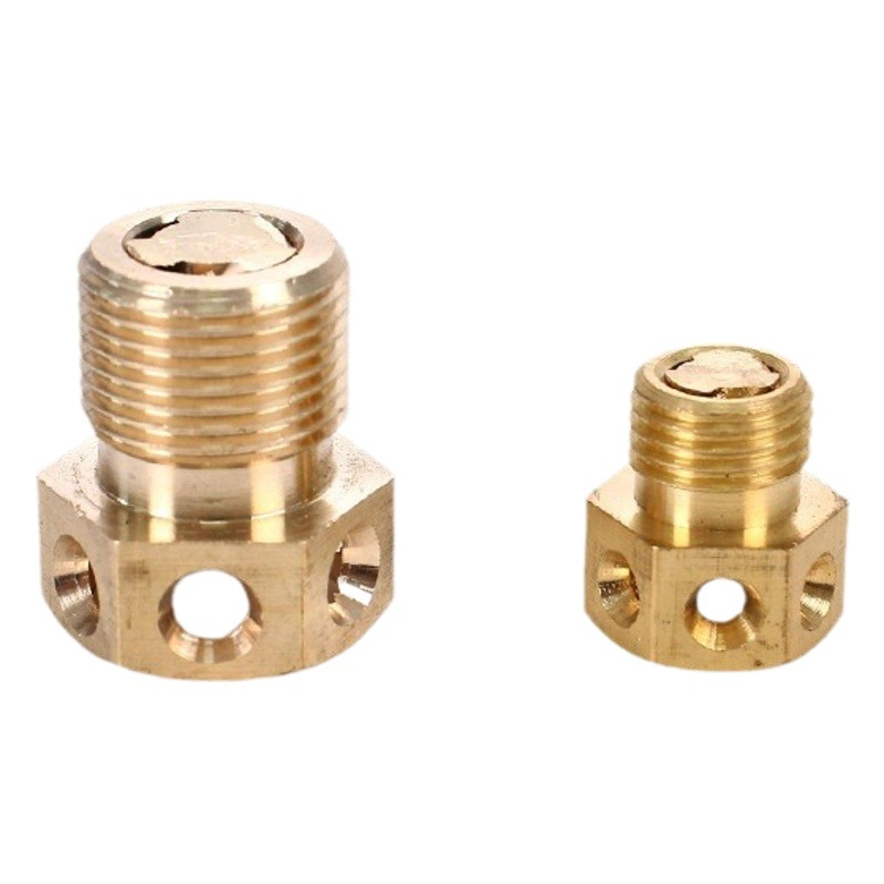 Los fabricantes producen la niebla de la mina de carbón de seis orificios de cobre boquilla de la máquina de carbón boquilla de la mina a prueba de polvo de refrigeración Atomización Boquilla