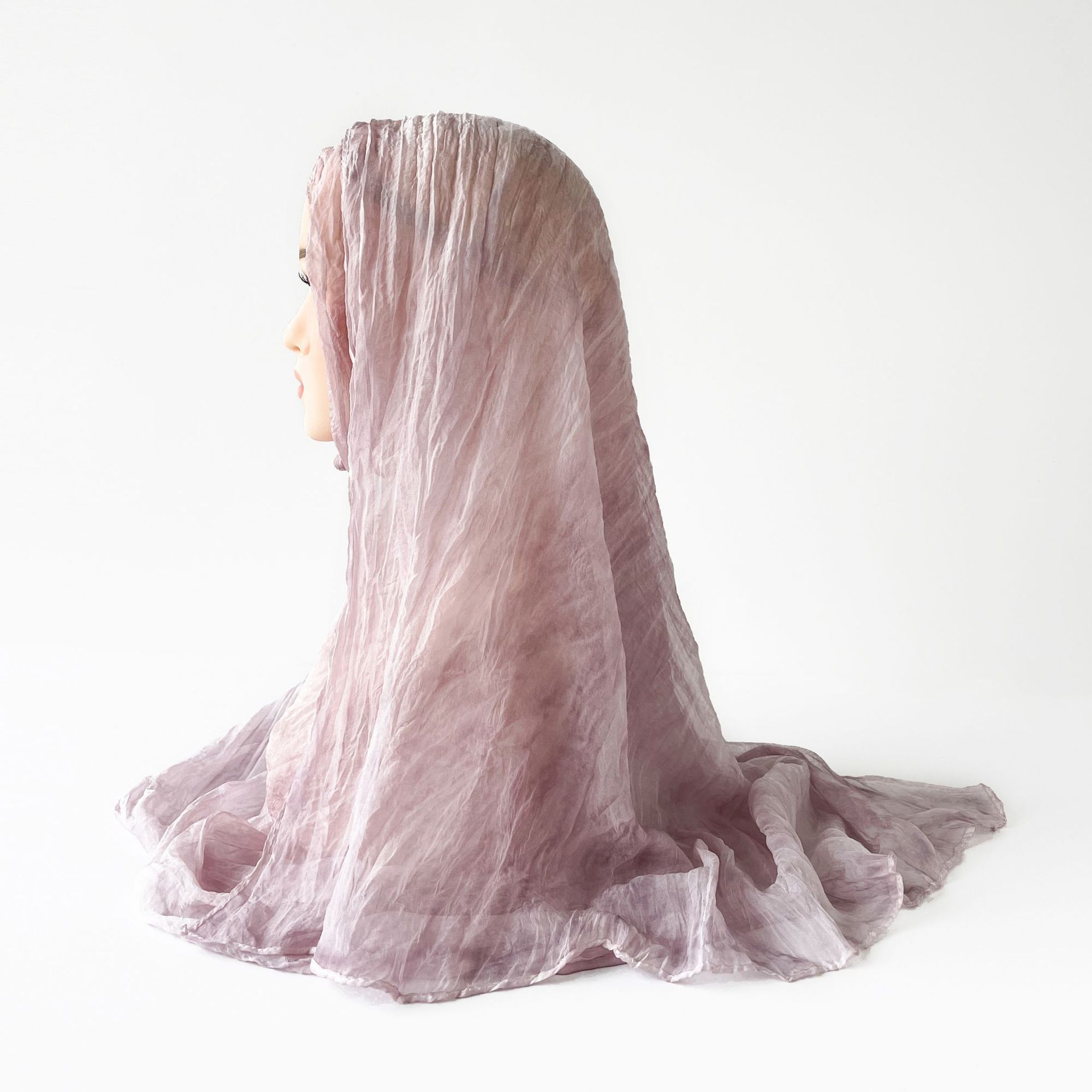 Women's Silk Scarf Lightweight Sunscreen Headscarf For Women_voghion.com