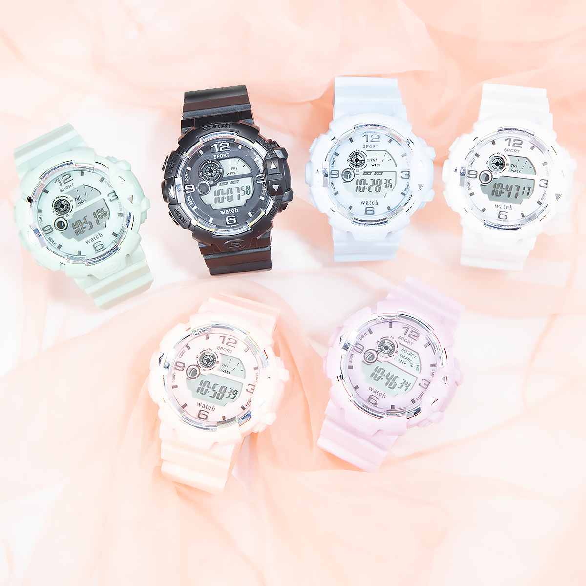 Reloj de pulsera pequeño, fresco y dulce con esfera grande para estudiantes, novias, parejas, cronometraje deportivo, fabricante de relojes luminosos al por mayor