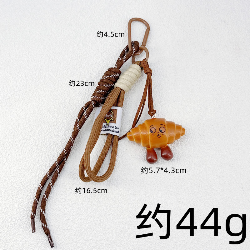 Llavero Colgante para Bolso con Diseño de Comida Realista de PVC