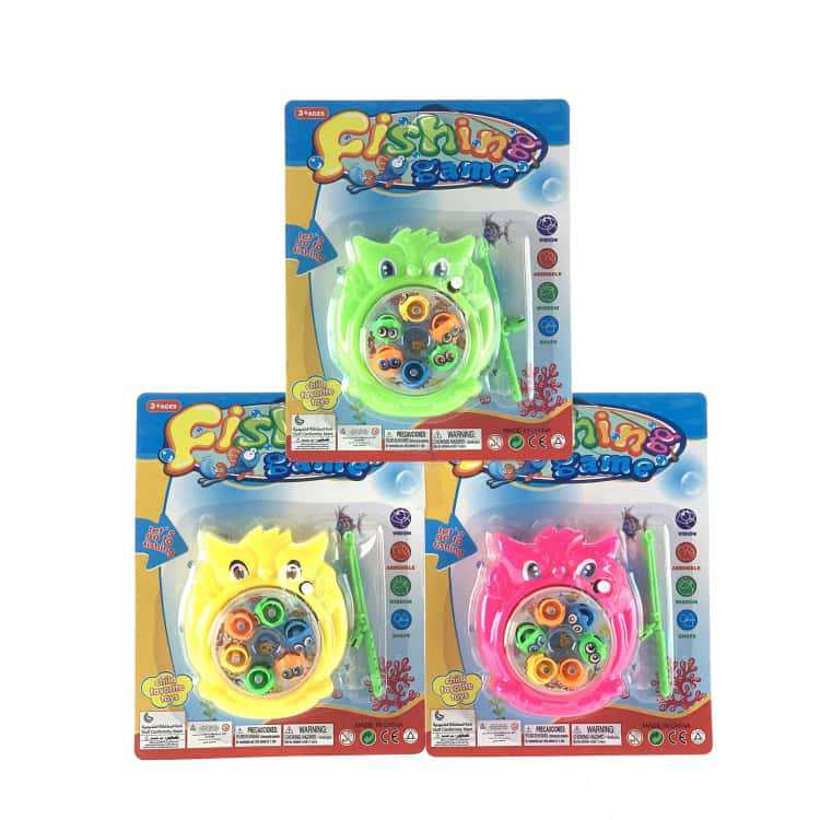 Juguetes de pesca con reloj para niños transfronterizos simulación pesca interactiva en cadena puestos de juguetes de pesca venta al por mayor