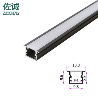 嵌入式1010灯槽LED线条灯铝型材套件橱柜衣柜层板灯铝槽