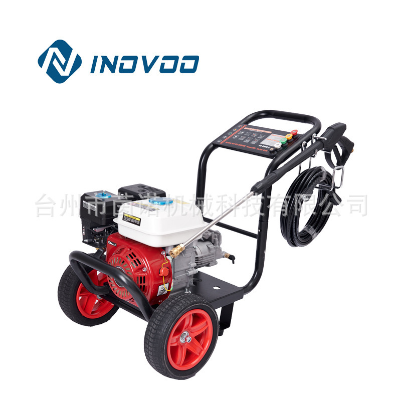 Gasoline High Pressure Car Washer Hand Push Portable Small Household Washer Movable High Pressure Washer Equipment